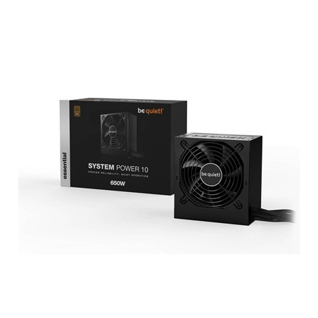 be quiet! System Power 10 650W PSU  80 PLUS Bronze  Temperature Controlled Fan  Strong 12V Rail  5 Year Warranty