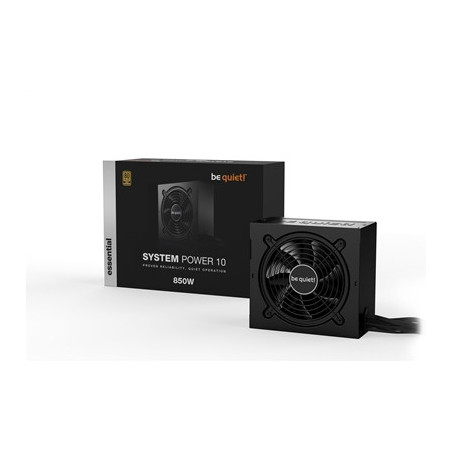 be quiet! System Power 10 850W PSU  80 PLUS Gold  Temperature Controlled Fan  2 Strong 12V Rail  5 Year Warranty