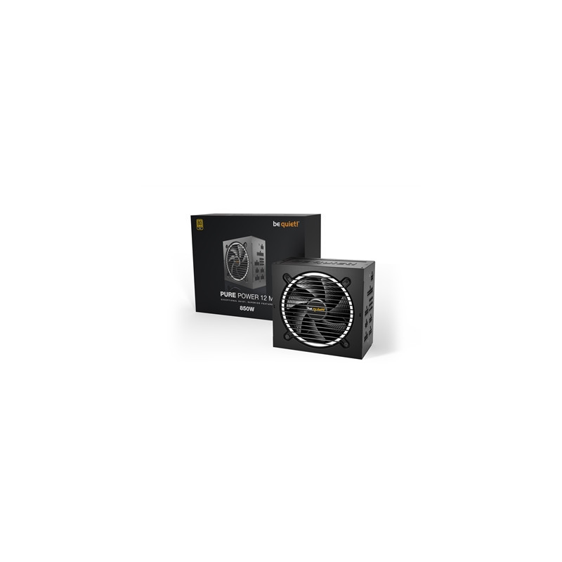 be quiet! Pure Power 12 M 850W 80 PLUS Gold PSU  ATX 3.0 Power Supply with 120mm Fan