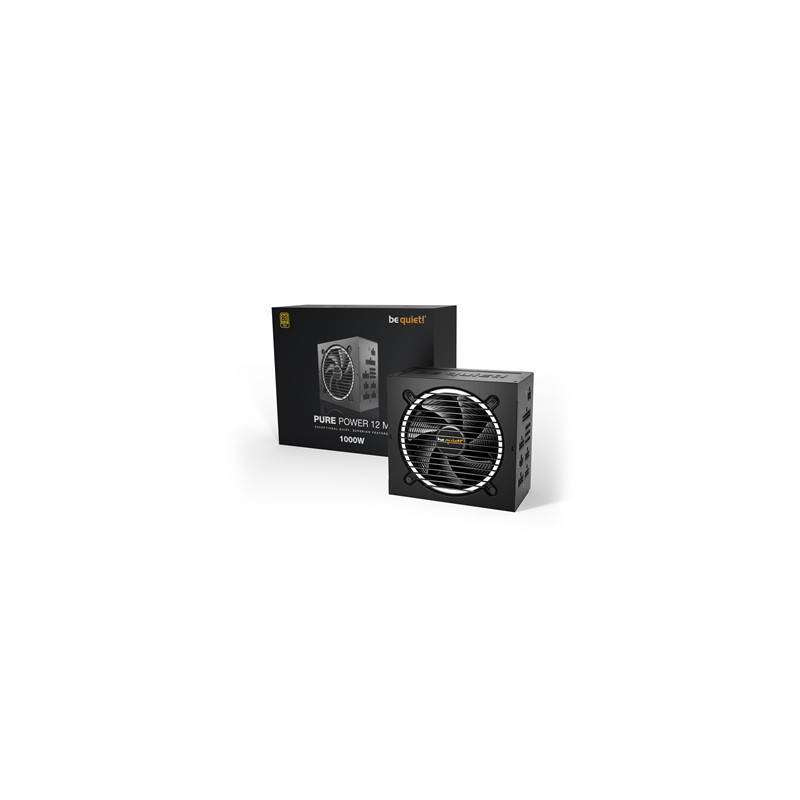 be quiet! Pure Power 12 M 1000W PSU  80 PLUS Gold  Exceptionally Quiet 120mm Fan  ATX 3.0  10 Year Warranty