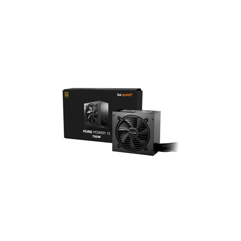 be quiet! 750W PURE POWER 12  80 PLUS Gold  ATX 3.1 compliant and PCIe 5.1 compatible 10-year manufacturer's warranty