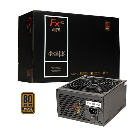 CRONUS 700ATV FX PRO 700W PSU  140mm Silent Cooling Fan  80 PLUS Bronze  Non Modular  Flat Black Cables  Supreme Performance