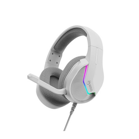 Marvo Scorpion H8618 Tactic 40 USB 2.0 Wired Gaming RGB Headset (White)