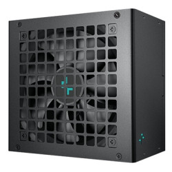 DeepCool PL750D 750W PSU  120mm Silent Hydro Bearing Fan  80 PLUS Bronze  Non Modular  UK Plug  Flat Black Cables  Stable with L