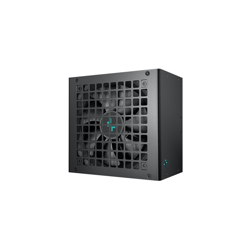 DeepCool PL750D 750W PSU  120mm Silent Hydro Bearing Fan  80 PLUS Bronze  Non Modular  UK Plug  Flat Black Cables  Stable with L