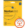 Norton 360 Deluxe  Antivirus Software for 5 Devices  1-year Subscription  Includes Secure VPN  Password Manager and 50GB of Clou