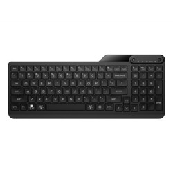 HP 475 Dual-Mode Wireless Keyboard  Bluetooth or 2.4Ghz Wireless  Pair up to 3 Devices  12 Progammable Keys  Qwerty UK English L