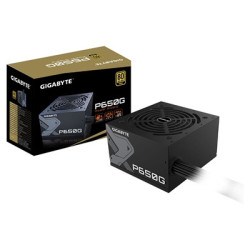 GIGABYTE P650G 650W PSU  120mm Silent Hydraulic Bearing Fan  80 PLUS Gold  Non Modular  UK Plug  100% Japanese Capacitors  Singl