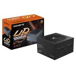 GIGABYTE UD1000GM PG5 1000W PSU  120mm Smart Hydraulic Bearing Fan  80 PLUS Gold  Fully Modular  UK Plug  High-Quality Japanese 