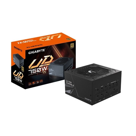 Gigabyte UD750GM 750W 80 PLUS Gold Fully Modular Power Supply  Active PFC  120mm Rifle Bearing Fan  ATX12V/EPS Compliant - 5 Yea