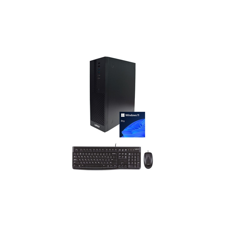 LOGIX 14th Gen Intel Core i7 20 Core Small Form Factor SFF Business / Education PC with 16GB RAM  1TB SSD  Windows 11 Pro  Keybo