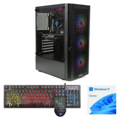 LOGIX Intel i5-10400F 6 Core 12 Threads  2.90GHz (4.30GHz Boost)  16GB DDR4 RAM  1TB NVMe M.2  80 Cert PSU  GTX1650 4GB Graphics
