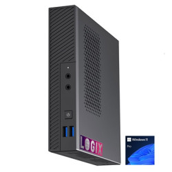 LOGIX 12th Gen Intel i5 6 Core 4.40GHz 1 Litre Mini Business / Security PC for Alarm & Door Entry Systems with 8GB RAM  250GB NV