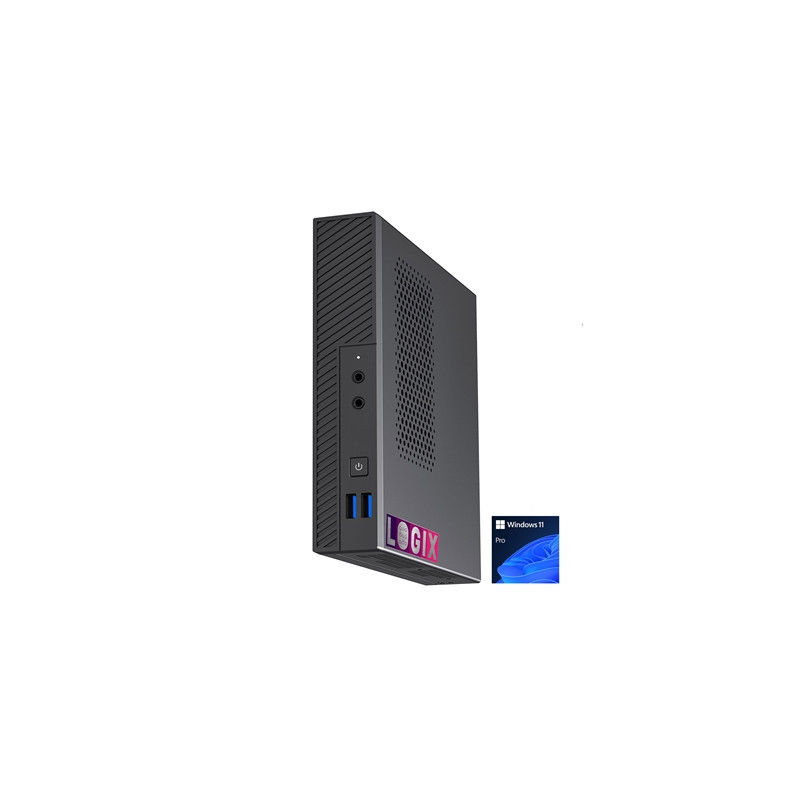 LOGIX 12th Gen Intel i5 6 Core 4.40GHz 1 Litre Mini Business / Security PC for Alarm & Door Entry Systems with 8GB RAM  250GB NV