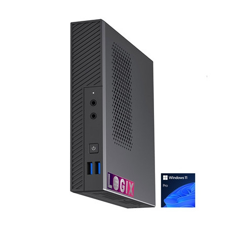 LOGIX 12th Gen Intel i5 6 Core 4.40GHz 1 Litre Mini Business / Security PC for Alarm & Door Entry Systems with 8GB RAM  250GB NV