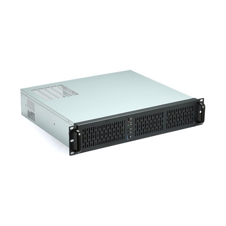 Codegen 2U400 Rackmount Server Case  1 x USB 3.0  / 1 x USB 2.0  380 MM Deep  3 x 80 mm PWM Hydraulic Bearing  Micro ATX  Mini I