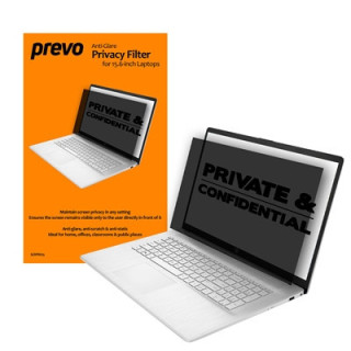 prevo 15.6 Inch Laptop Privacy Screen/ Privacy Filter  Anti-Glare  Anti-Peep  Anti-Static  Blackout