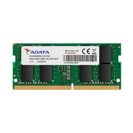Adata Premier AD4S26668G19-SGN 8GB SODIMM System Memory DDR4  2666MHz  1 x 8GB