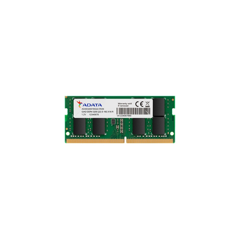 Adata Premier AD4S320016G22-SGN 16GB SODIMM System Memory DDR4  3200MHz  1 x 16GB