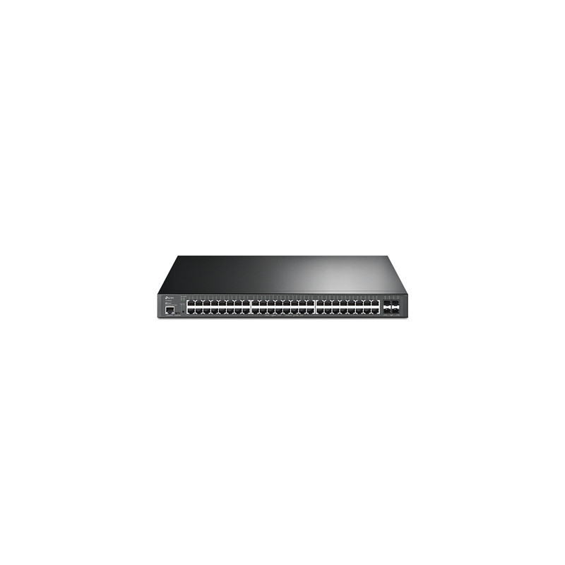 TP-Link TL-SG3452XP 48-Port L2+ Managed GbE PoE+ Access Switch w/ 4 x 10G SFP+ Ports & 3-Year Omada Hosted Cloud Controller