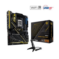 ASRock X870E TAICHI OCF AMD AM5 Socket Motherboard  ATX  2x DDR5 Slots  6x M.2 Sockets  Fitted I/O Shield  5GbE LAN  Wi-Fi 7  1x
