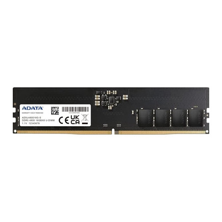 Adata AD5U480016G-S 16GB U-DIMM System Memory DDR5  4800MHz  1 x 16GB