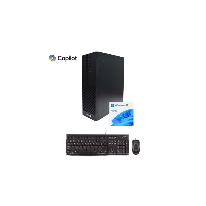 LOGIX 14th Gen Intel Core i5 10 Core Small Form Factor SFF Home / Office PC with 16GB RAM  1TB SSD  Wi-Fi 6 + BT  Windows 11 Hom