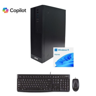 LOGIX 14th Gen Intel Core i3 Quad Core Small Form Factor SFF Home / Office PC with 8GB RAM  500GB SSD  Windows 11 Home  WiFi 6  