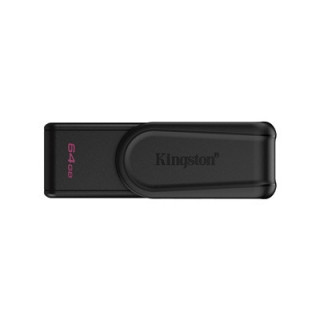 Kingston DataTraveler Exodia S DTXS/64GB USB Flash Drive  64GB  USB 3.2   Black  Swivel Cap Design