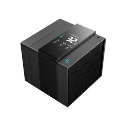 DeepCool Assassin IV VC Vision Dual-Fan CPU Air Cooler with 140mm & 120mm Fans  Vapour Chamber Base  Digital Display for Real-Ti