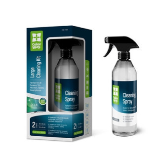 ColorWay Large Electronics Kit Includes 550ml Cleaning Liquid   1 x Microfiber Cloth & 1 x Glass Cloth