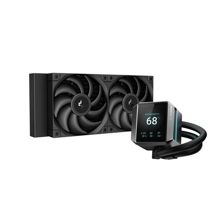 DeepCool Mystique 240 CPU Cooler  Personalized Cooling with 2.8“ TFT LCD Screen and Enhanced Pump Performance  5 year warranty