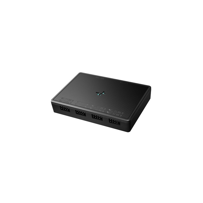 DeepCool USB HUB 4 ports  Easy Setup  Plug-and-play  Windows  macOS Compatibility  Connecting Multiple USB Devices  Black