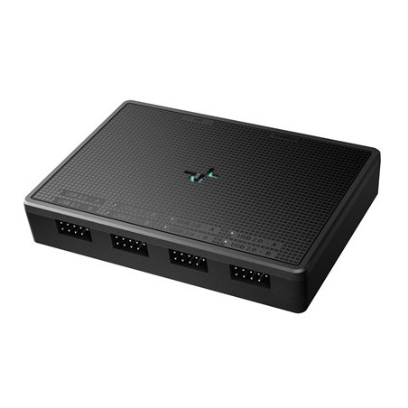 DeepCool USB HUB 4 ports  Easy Setup  Plug-and-play  Windows  macOS Compatibility  Connecting Multiple USB Devices  Black