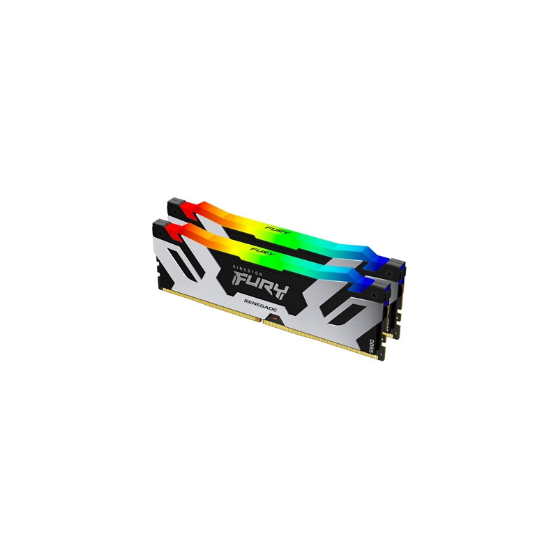Kingston FURY Renegade RGB KF560C32RSAK2-96 96GB (48GB x2) DDR5 6000MT/s Silver/Black DIMM [XMP]