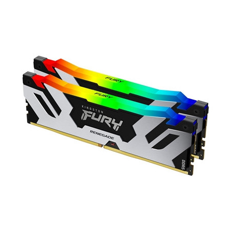 Kingston FURY Renegade RGB KF560C32RSAK2-96 96GB (48GB x2) DDR5 6000MT/s Silver/Black DIMM [XMP]
