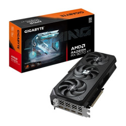 Gigabyte AMD Radeon RX 9070 XT GAMING OC 16GB GDDR6 Graphics Card  4096 Streams  2520 MHz Core Clock  Triple Fan  RGB  2x Displa