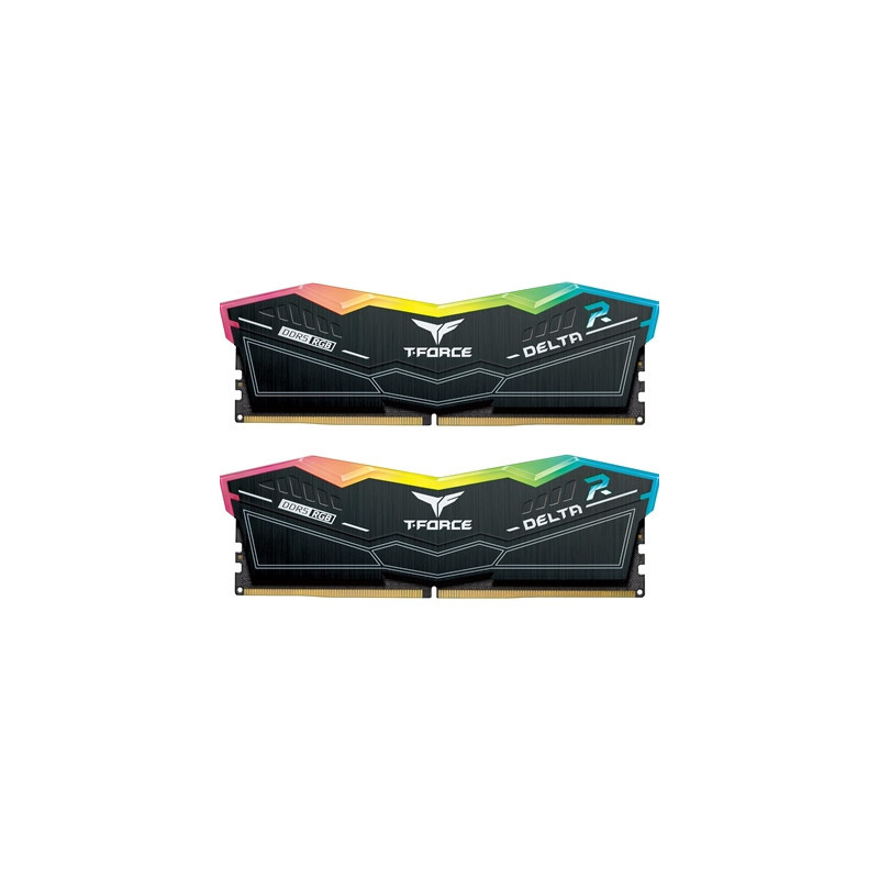 TEAMGROUP T-Force RGB FF3D564G6000HC38ADC01 64GB (2x32GB) System Memory  6000MHz  DDR5 Kit  Black