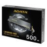 Adata Legend 860 (SLEG-860-500GCS) 500GB NVMe SSD  PCIe Gen4  M.2 Interface  2280  Read 5000 MB/s  Write 3000 MB/s  Heatsink 5 Y
