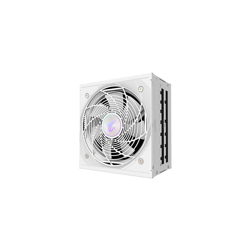 Gigabyte AORUS ELITE ICE 850W White PSU - Fully Modular  80 PLUS Platinum  ATX 3.1  PCIe 5.0 Ready  12VHPWR  Silent 120mm FDB Fa