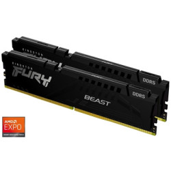 Kingston FURY Beast KF556C36BBEK2-32 32GB (2x16GB) System Memory  5600MT/s  DDR5  CL36  DIMM  Black  AMD EXPO Certified