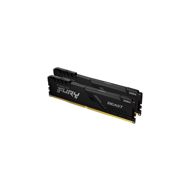 Kingston FURY Beast 16GB (2 x 8GB) 3200MHz DDR4 DIMM System Memory Black Heatsink