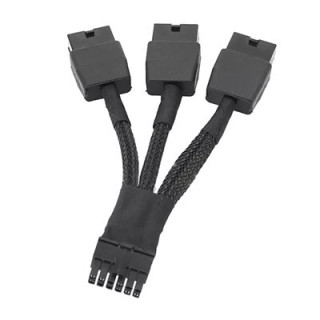 Replacement 12VHPWR 12+4Pin PCIe 5.0 to 3x8Pin (6+2P) Power Cable 10 cm Braided