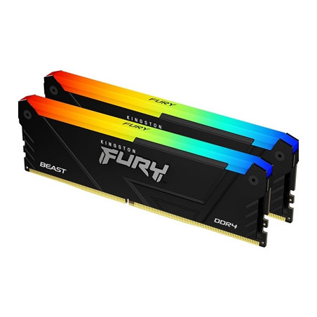 Kingston FURY Beast KF432C16BB2AK2/32 System Memory  RGB  32GB  (2x16GB) 3200MHz  DDR4  Non-ECC