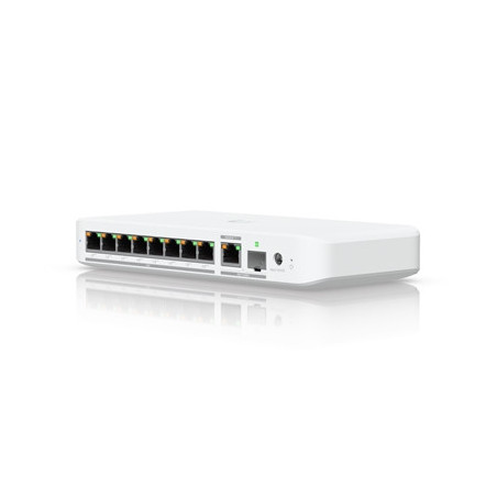 Ubiquiti USW-FLEX-2.5G-8-POE UniFi Flex 2.5G Ultra Compact 8 Port POE/USB-C Powered POE++ Managed Switch