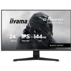 iiyama G-Master Black Hawk gaming monitor G2441HSU-B1 24“ Black  IPS  Ultra Slim Bezel  Full HD  144Hz  1ms  FreeSync  HDMI  Dis