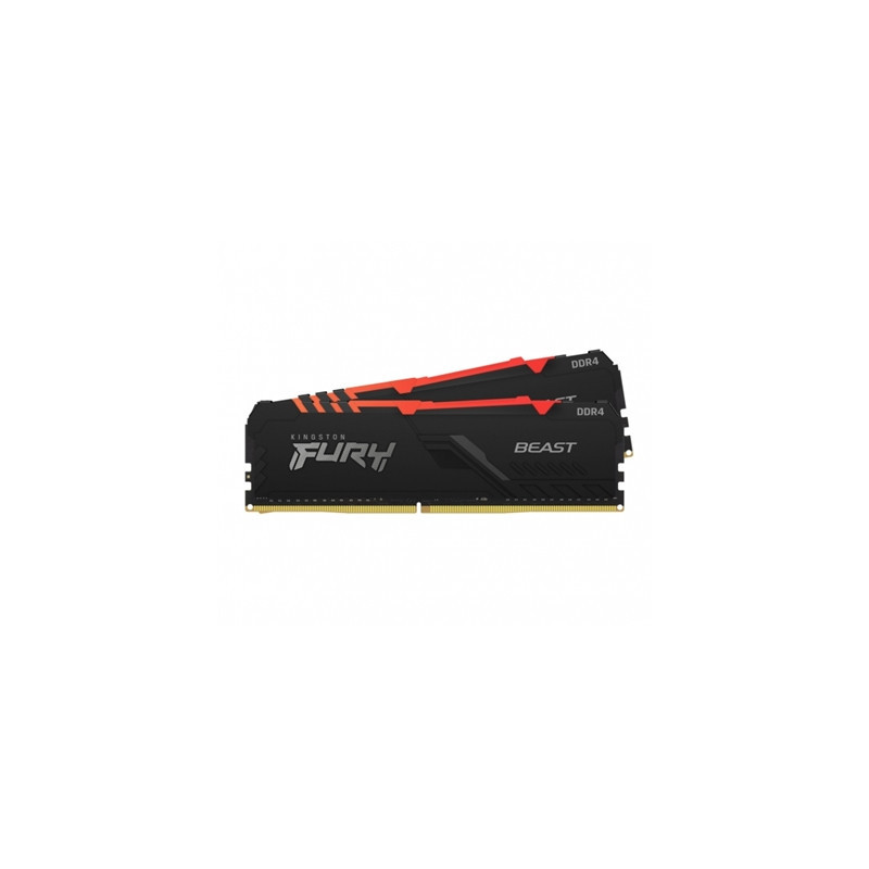 Kingston Fury Beast 64GB 3600MHz (2 x 32Gb) DDR4 CL18 DIMM RGB System Memory