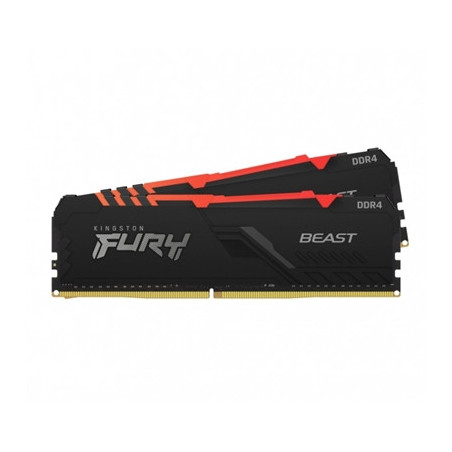 Kingston Fury Beast 64GB 3600MHz (2 x 32Gb) DDR4 CL18 DIMM RGB System Memory