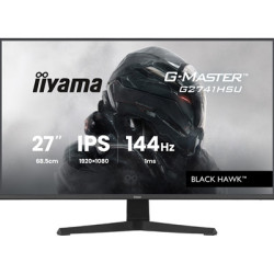 iiyama G-Master Black Hawk gaming monitor G2741HSU-B1 27“ Black  IPS  Ultra Slim Bezel  Full HD  144Hz  1ms  FreeSync  HDMI  Dis