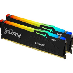 Kingston FURY Beast KF556C40BBAK2-64 64GB (2x32GB) System Memory  DDR5  5600MHz  Black  288 Pin  AMD EXPO Certified